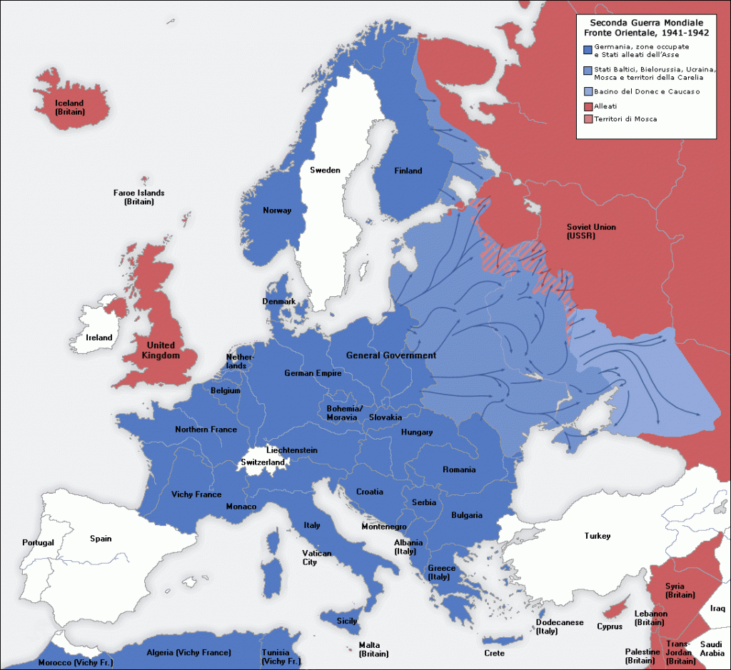 operazione barbarossa mappa