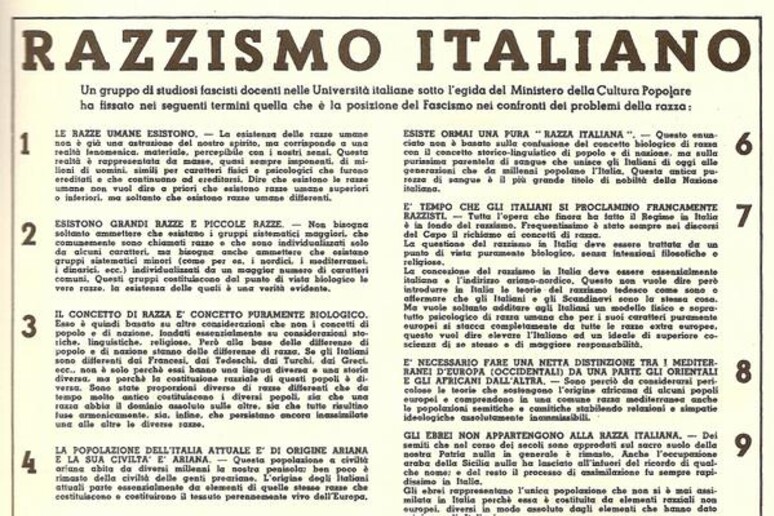 Manifesto della razza